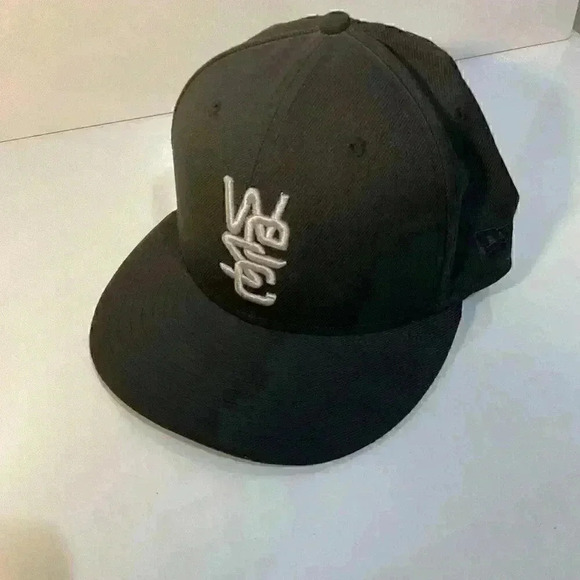 new era 59fifty WESC 2011 black 100% wool size 7 - Picture 1 of 8